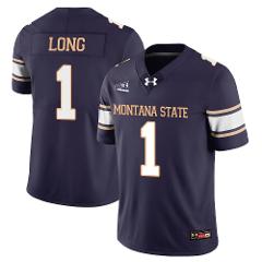 Chris Long Jersey #1 Montana State Bobcat Football 2025 Stitch...