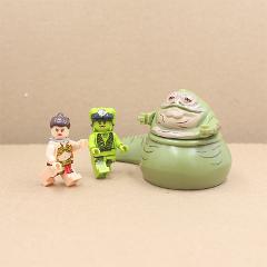 3pcs Star Wars Jabba, Slave Leia & Oola Minifigures Toy