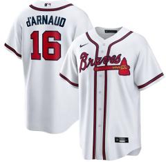 Travis d'Arnaud Atlanta Braves Home Official Jersey White