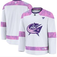 Columbus Blue Jackets 2024 Hockey Fights Cancer Practice Jerse...