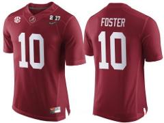 Alabama Crimson Tide #10 Reuben Foster Red 2017 Championship G...