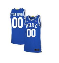 Custom Duke Blue Devils Jersey College Basketball Name and Num...