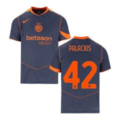 Toms Palacios 42 Inter Milan 2025-26 Third Match Jersey  Gray