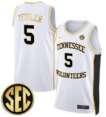 Zakai Zeigler Jersey #5 Tennessee Vols 2024 Swingman Basketbal...