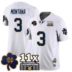 Joe Montana Jersey #3 Notre Dame 11x-Time National Champions S...