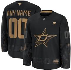 Dallas Stars 2024 Military Appreciation Personalized Long Slee...