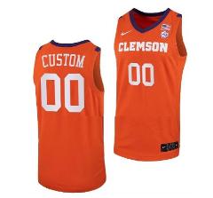 Custom Clemson Tigers Jersey College Basketball Orange