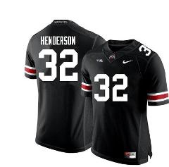 Ohio State Buckeyes #32 TreVeyon Henderson Football Jersey Black