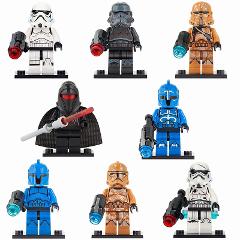 8PCS Star Wars Shadow Stormtroopers Senate Commandos Geonosian...