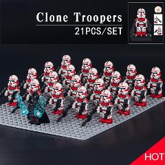 21PCS Star Wars Palpatine Imperial Shock Troopers Minifigures