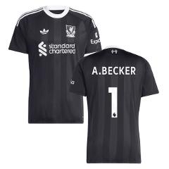 Alisson Becker 1 Liverpool 2025-26 Goalkeeper Match Jersey  Black