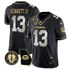Stetson Jersey #13 Georgia Bulldogs Football Dooley Georgia Ma...