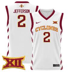 Joshua Jefferson Jersey #2 Iowa State 2024 Lightweight Basketb...