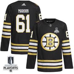 Pat Maroon 61 Boston Bruins 2024 NHL Playoffs Patch Home Jerse...