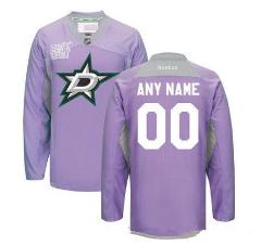 Dallas Stars Purple Pink Custom Hockey Fights Cancer Practice ...