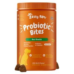 Zesty Paws Probiotic Bites for Dogs, Bacon Flavor, 160-count