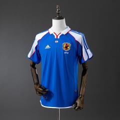 Men's Japan 2000 Home Blue Retro Shirt Jersey
