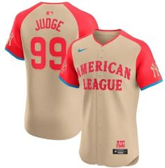 Aaron Judge American League 2024 All-Star Game Elite Jersey Cream