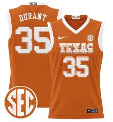 Kevin Durant Jersey #35 Texas Longhorns 2024 Lightweight Baske...