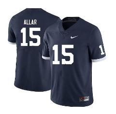 Penn State Drew Allar Jersey #15 College Football Game Navy Retro