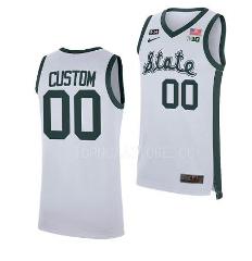 Custom Michigan State Spartans Jersey College Basketball Limit...