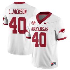 Landon Jackson Jersey #40 Arkansas Razorback Football All Stit...