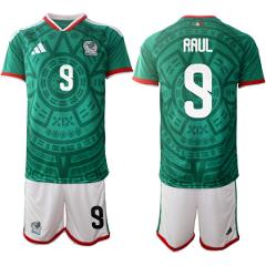 Mexico #9 Ral Jimnez Green 2026 World Cup Home Soccer Jersey Suit