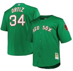 David Ortiz Boston Red Sox Big & Tall Cooperstown Collection J...