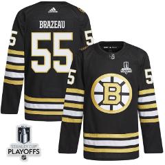 Justin Brazeau 55 Boston Bruins 2024 NHL Playoffs Patch Home J...