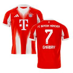Serge Gnabry 7 Bayern Munich 2025-26 Home Jersey  Red