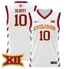 Keshon Gilbert Jersey #10 Iowa State 2024 Lightweight Basketba...