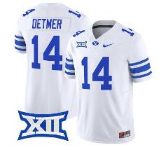 Ty Detmer Jersey #14 BYU Cougars Vapor Limited College Footbal...