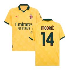 Luka Modric #14 AC Milan 2025-26 Third Men Jersey  Yellow