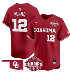 Maya Bland Jersey #12 Oklahoma Sooners 2025 SEC Champions Patc...