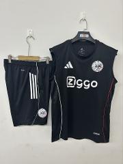 Men's Ajax training Black sleeveless jersey Shirt 3XL