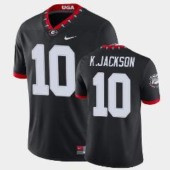 Georgia Bulldogs #10 Kearis Jackson Black College Football Alt...