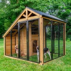 Backyard Discovery 7 x 5 Canine Cabin Cedar Wood Outdoor Dog K...