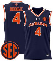 Johni Broome Jersey #4 Auburn Tigers 2024 Lightweight Basketba...