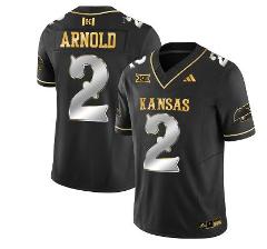 Lawrence Arnold Jersey #2 Kansas Jayhawks Blackhawk Vapor Foot...