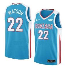 Men's #22 Anton Watson Jersey Gonzaga Bulldogs College Basketb...