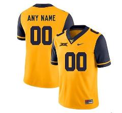 Custom West Virginia Mountaineers Jersey Name and Number Colle...