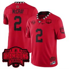 Josh McCray Jersey #2 Georgia Bulldogs Stranger Things SEC Cha...