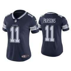 Women's Micah Parsons cowboys color rush jersey navy blue