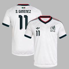 Mexico Santiago Gimnez #11 Away 2026 World Cup Jersey Fan Version