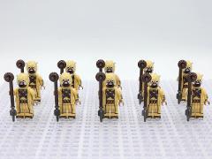 10pcs Star Wars Tusken Raiders Book of Boba Minifigure