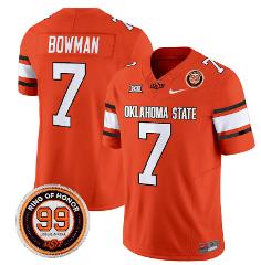 Alan Bowman Jersey #7 Oklahoma State Cowboys Football Stitched...