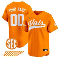 Custom Tennessee Vols Jersey 2025 Vapor Premier Limited Stitch...
