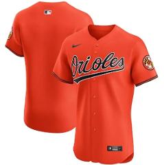 Baltimore Orioles Vapor Premier Elite Patch Jersey Orange