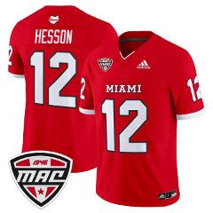 Henry Hesson Jersey #12 Miami OH RedHawks 2025 Vapor Limited S...