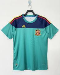 Spain 2010 Goalkeeper Retro Jersey  Men, Aqua